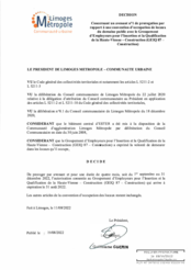 Décision concernant un avenant n ° 1 de prorogation par rapport à une convention d'occupation de locaux du domaine public avec le Groupement d'Employeurs pour l'insertion et la Qualification de la Haute-Vienne- Construction (GEIQ 87 - Construction)