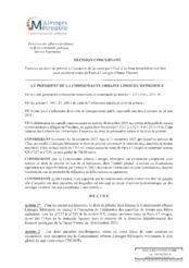 Décision concernant l'exercice du droit de priorité à l'occasion de la vente par l'Etat d'un bien immobilier non bâti situé ancienne route de Paris à Limoges (Haute-Vienne)