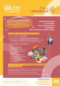 Aide à l'immobile du secteur commercial Limoges Métropole 2025 