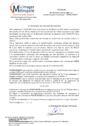 Décision de versement d'une aide à la transformation numérique - HORSE RIDER