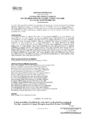 Cession immobilière d'un délaissé de voirie, situé 8 rue des métairies, commune de Peyrilhac - propriété de Limoges Métropole, au profit de Monsieur MALHERBE