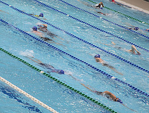 3e édition du Triathlon Limoges Métropole, natation - Agrandir l'image (fenêtre modale)