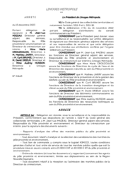 Arrêté portant délégation de signature à M. Jean-Luc MAZEAU, Directeur général adjoint des services, Responsable du Pôle proximité et environnement et Directeur du crématorium par intérim