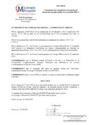 Décision concernant une convention d'occupation de locaux du domaine public avec la société MECA