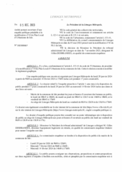 Arrêté portant ouverture d'une enquête publique préalable à la modification n°10 du Plan Local d'Urbanisme de Isle