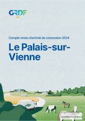 Compte-rendu d'activités GRDF Le-Palais-sur-Vienne 2024 