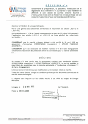 Décision n°4 concernant un avenant n °1 au marché n °2021-M0580001-00 afférent à une mission de maitrise d'œuvre relative à l'installation d'une unité de production hydroélectrique