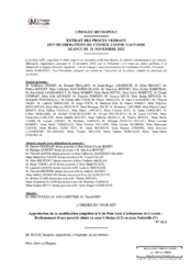 Approbation de la modification simplifiée n°4 du Plan local d’urbanisme de Couzeix – Reclassement d’une parcelle située en zone Urbaine (U3) en zone Naturelle (N)