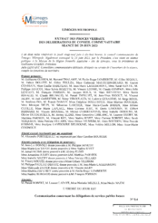 Communication concernant les délégations de services publics locaux