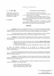 Arrêté portant ouverture d'une enquête publique préalable à la modification n°4 du Plan Local d'Urbanisme de Limoges