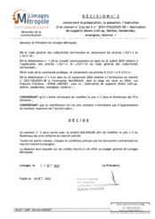 Décision n°2 concernant la préparation, la passation, l'exécution d'un avenant n°2 au lot 3 n°2021-F0220301-00 «fabrication de supports divers (roll-up, bâches, banderoles,enseignes, totems)»