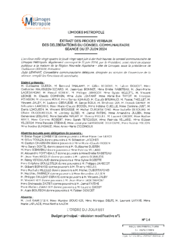 Budget principal - décision modificative n°1