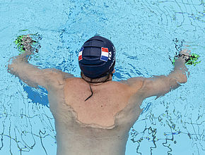 Entrainement à Limoges de l'équipe de France de Natation Paralympique pour les Jeux de Paris 2024 - Agrandir l'image (fenêtre modale)