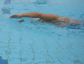 Entrainement à Limoges de l'équipe de France de Natation Paralympique pour les Jeux de Paris 2024 - Agrandir l'image (fenêtre modale)