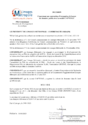 Décision concernant une convention d’occupation de locaux du domaine public avec la société CAPTEOLE