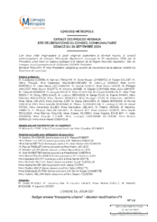 Budget annexe "transports urbains" - décision modificative n°3