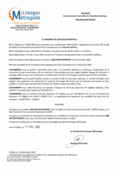 Décision de versement d'une aide à la transition hydrique à la société CRIS DEVELOPPEMENT