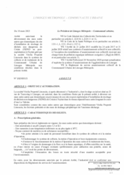 Arrêté autorisant le déversement des eaux usées autres que domestiques du site d'installation de stockage de déchets non dangereux de Crézin (ISDND en post­exploitation) à Feytiat géré par la société Véolia Propreté Limousin