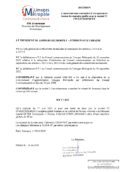 Décision concernant une convention d'occupation de locaux du domaine public avec la société UI INVESTISSEMENT 