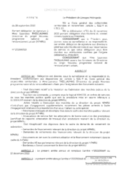 Arrêté portant délégation de signature à Mme Laurence THEILLAUMAS, Directrice du projet Nouveau programme national de renouvellement urbain (NPNRU)