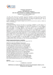 Définition du champ d'application du Droit de préemption urbain sur la commune de Chaptelat