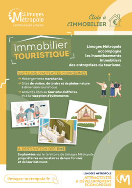 Image aide à l'immobiler touristique Limoges Métropole 