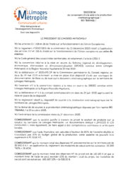 Décision de versement d'une aide à la production cinématographique à la société BO TRAVAIL