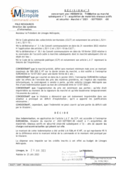 Décision n°3 concernant une indemnisation relative au marché subséquent n°3 : acquisition de matériels réseaux actifs et sécurité - Marché n°2021-S0770001-00 