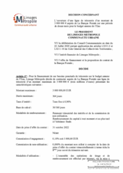 Décision concernant l'ouverture d'une ligne de trésorerie d'un montant de 3 000 000 € auprès de La Banque Postale sur une période de douze mois pour le budget annexe de l'Eau