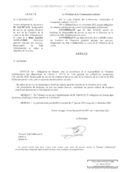 Arrêté portant délégation de signature à M. Joël RUAUD, Responsable de service de maîtrise d’œuvre au sein de la Direction de la voirie et du Pôle infrastructures et voirie