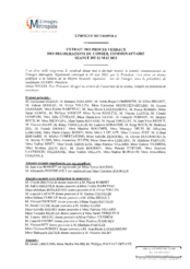 Demande d’avis sur le dossier de mise en compatibilité du Plan local d'urbanisme de la commune du Vigen relative au projet d’un aménagement de sécurité de la RD 704