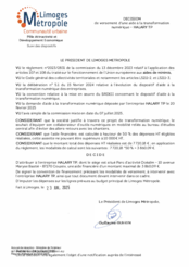 Décision de versement d'une aide à la transformation numérique HALARY TP