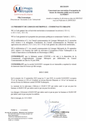 Décision concernant une convention d'occupation de locaux du domaine public avec la société SANODEV - Annule et remplace la décision en date du 8/09/2023 reçu en Préfecture le 28/09/2023