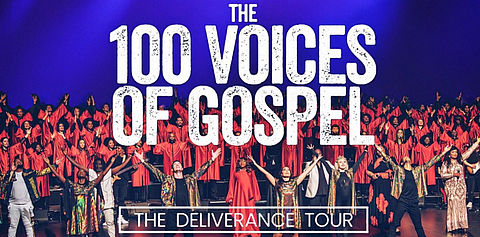 Gospel pour 100 voix visuel The deliverance tour Zénith Limoges 