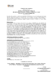 Centre aquatique - approbation d'un protocole transactionnel entre Limoges Métropole et Vert Marine - Versement d’une indemnité provisionnelle en raison de la crise énergétique