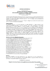 Rapport annuel sur le prix et la qualité du service public d'eau potable