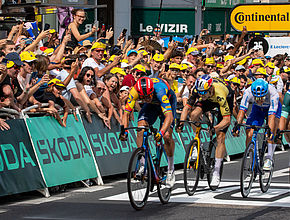 Arrivée du Tour de France 2023 à Limoges - Agrandir l'image (fenêtre modale)