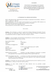 Décision concernant la souscription d'un emprunt d'un montant de 2 000 000 € auprès de la Caisse d'Epargne Auvergne Limousin au titre des investissements 2023 du budget annexe des transports urbains