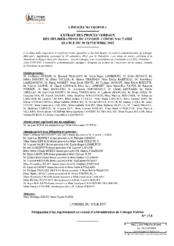 Désignation d'un représentant au conseil d'administration de Limoges Habitat
