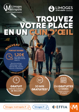 Affiche parkings à Limoges - Agrandir l'image (fenêtre modale)