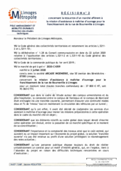 Décision n°2 concernant la résiliation d'un marché afférent à la mission d'assistance à maîtrise d'ouvrage pour le franchissement de la rue de Bourneville à Limoges