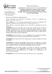 Décision n°1 concernant la déclaration sans suite d'un marché afférent à l'exécution de services de transports scolaires 
