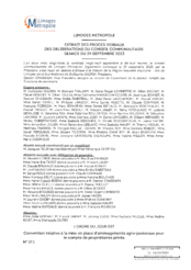 Convention relative à la mise en place d'aménagements agro-pastoraux pour le compte de propriétaires privés