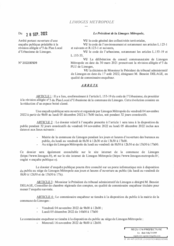Arrêté portant ouverture d'une enquête publique préalable à la révision allégée n°3 du Plan Local d'Urbanisme de Limoges