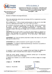 Décision n°3 concernant la préparation, la passation, l'exécution et le règlement d'un avenant n°2 à l'opération de production photovoltaïque sur ombrières de parking - Ester Technopole - 2 lots