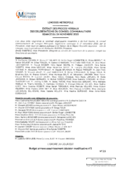 Budget annexe assainissement décision modificative n°3