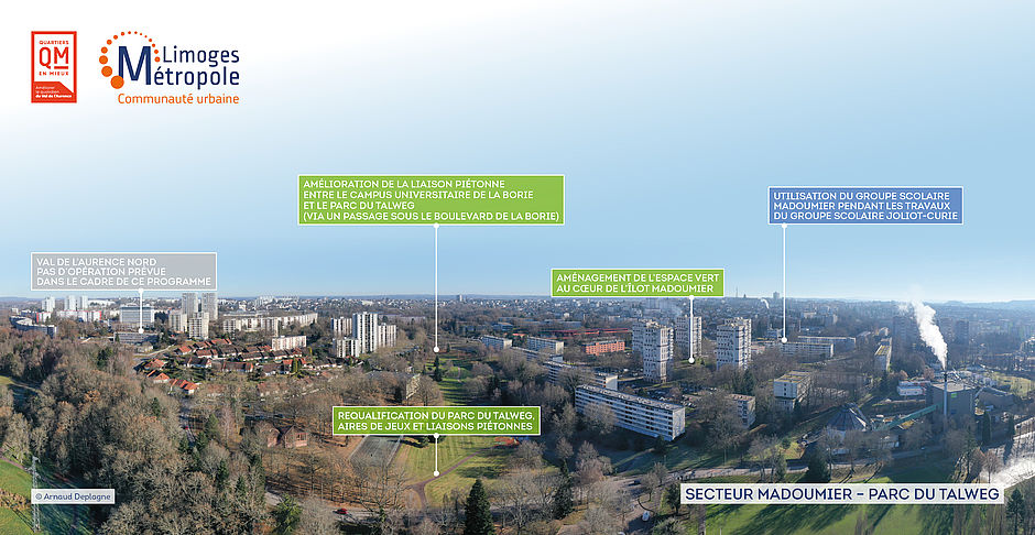 Secteur Mas Doumier Val de L'Aurence Limoges Métropole - Agrandir l'image (fenêtre modale)