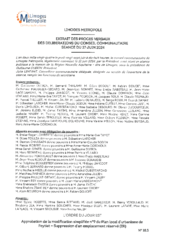 Approbation de la modification simplifiée n°9 du Plan local d’urbanisme de Feytiat – Suppression d’un emplacement réservé (ER)