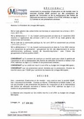 Décision concernant la convention d'exécution et de mandat avec la centrale d'achat UGAP portant sur des prestations de gestion de l'entretien et de la maintenance des flottes de véhicules terrestres à moteur d'un PTAC inférieur ou égal à 3,5 t