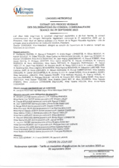 Redevance spéciale - Tarifs et modalités d'application du 1er octobre 2023 au 30 septembre 2024